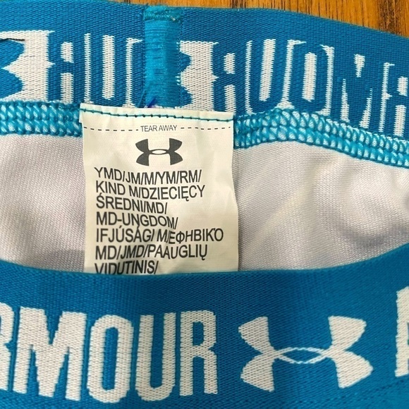 Under Armour Youth Medium Capri Length Activewear Pants - Picture 2 of 3